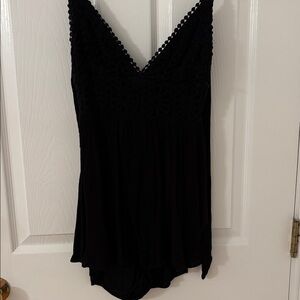 Elegant Black Women's Romper